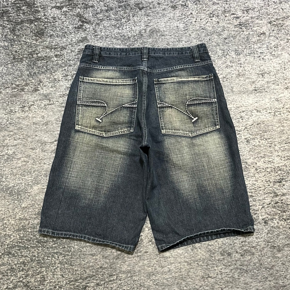 Paco Jeans Jorts Mens 34 Blue Baggy Skater Hip-Hop Vintage Y2K Denim Shorts